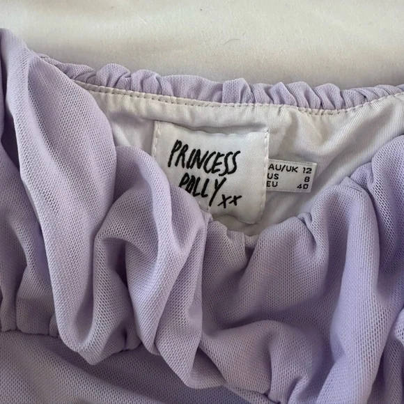 Princess Polly Penney mini lavender dress, size US 8 - Picture 5 of 9